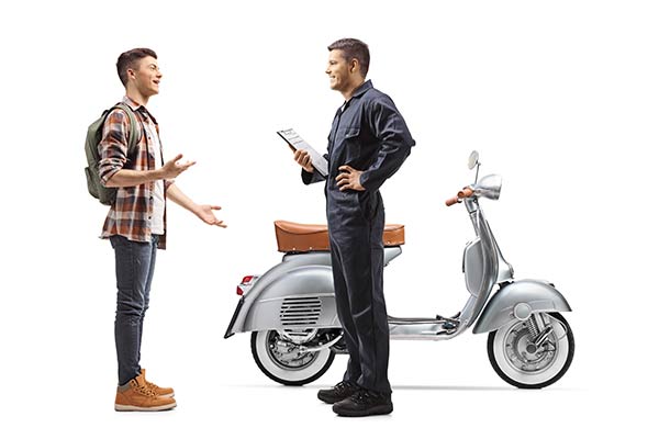 Contrôle technique scooter